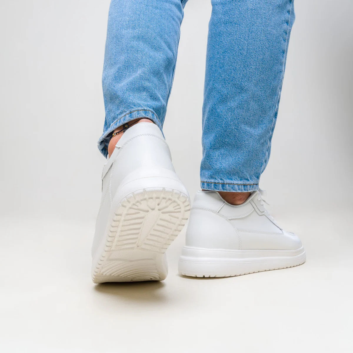 ELEVATESHOES WHITE CASUAL